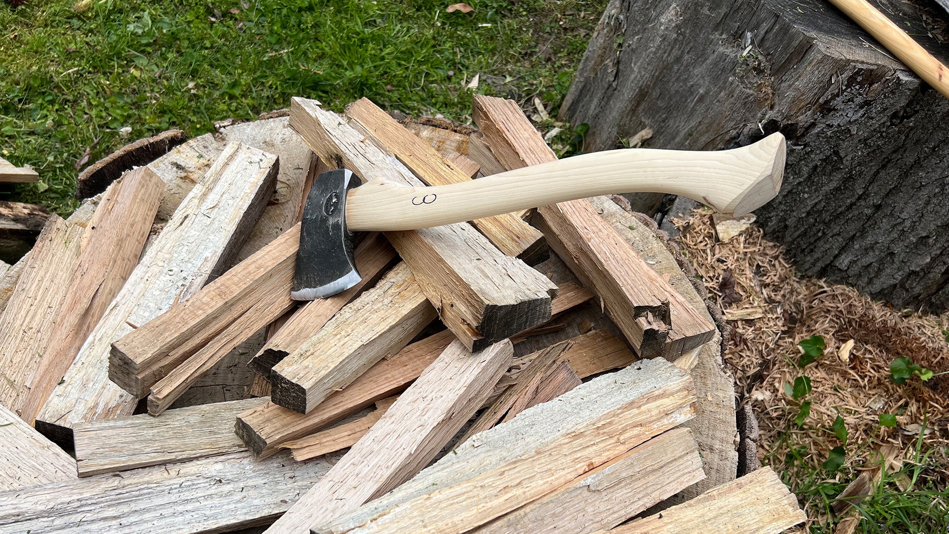 The Haxe w/ Leather Sheath